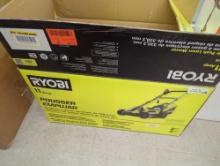 RYOBI 13 in. 11 Amp Corded Electric Walk Behind Push Mower, Appears to be Used in Open Box Retail