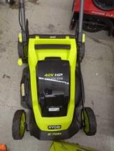 RYOBI 40V HP Brushless 20 in. Cordless Battery Walk Behind Push Mower with 6.0 Ah Battery and