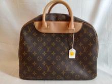 Louis Vuitton Super Clone Deauville Monogrammed Purse. Measures approx 13 in x 11 in x 6 in.