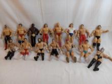 Lot of 15 wrestling action figures