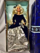 Winter Velvet Barbie in box.