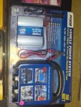 (KIT) POWER ON BOARD VEHICLE POWER SYSTEM, CONVERTS VEHICLES' DC POWER INTO HOUSEHOLD AC POWER, FOR