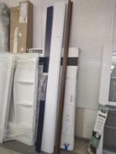 Lot of 7 Items Including 4 Piece of White Ship Lap (Approximate Dimensions - 96" L x 7.5" W x 0.25"