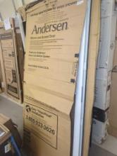 Andersen 4000 Series 36 in. x 80 in. White Left-Hand Full View Retractable Aluminum Storm Door,