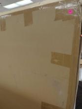Baxton Studio Giordano Brown Queen Headboard, Appears to be New in Factory Sealed Box Retail Price