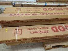 Pallet Lot of 17 Cases of 3 Inch Brazil Cherry Milrun Hardwood Flooring 21 Sq Ft Per Case, Appears