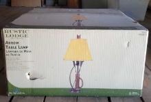 Rustic Lodge Lamp $10 STS