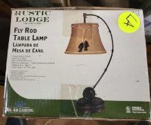 Rustic Lodge Table Lamp $5 STS