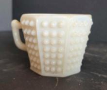 Milk Glass Cup $5 STS