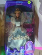 (GAR) 1 LOT OF 2 BARBIE DOLLS IN OPENED BOXES (1- Cinderella and 1- Wedding Fantasy) AND ONE BOX