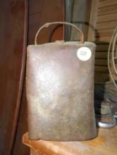 (GAR) Lot of 1 of 5 items. 2 Cowbells: (1 is 4" W X 7" H and 1 is 3" W X 3 1/4" H) and Vintage