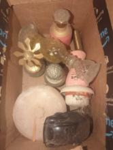 (DR) Box Lot of Assorted Old Style Avon Perfume Bottle, What You See in the Photos is Exactly What