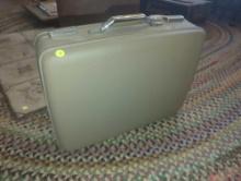 (DR) American Tourister ACA Suitcase in Light Taupe, Approximate Dimensions - 17" H x 20" W x 7" D,