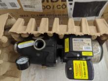 Everbilt 3/4 HP Shallow Well Jet Pump, Looks to Be Slightly Used in Open Box Retail Price Value
