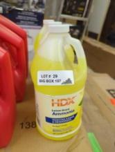 Lot of 3 HDX 64 oz. Ammonia All-Purpose Cleaner, Lemon, New Factory Sealed Bottles, Retail Price
