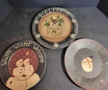 Vintage Christmas Plates $5 STS