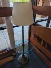 Brass And Glass Floor Lamp Please Come Preview