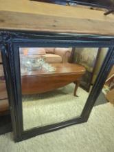Black Wall Hung Mirror - Please Come Preview