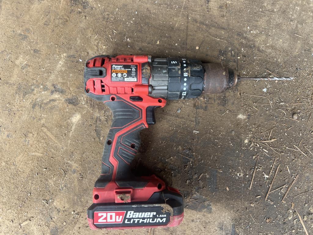 Bauer Electric Drill With Battery Pack