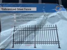 New Galvanized Steel Fence 20 PCS