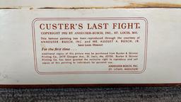 BUDWEISER "CUSTER'S LAST FIGHT" ADVERTISEMENT