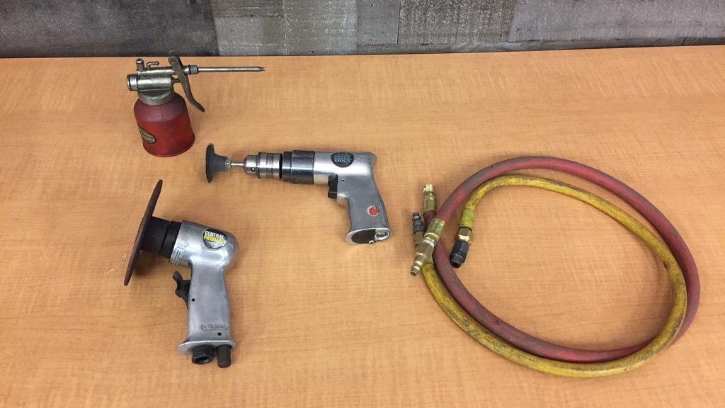 PNEUMATIC SANDER, AIR DRIVE, & MORE