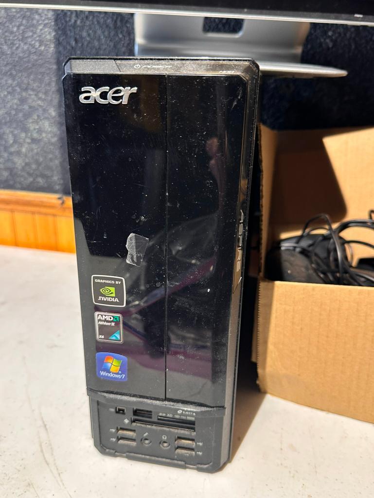 Acer Desktop Computer w/ Other Computer Equipment