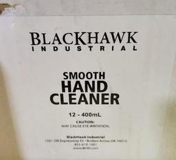2 Cases Blackhawk Smooth Hand Cleaner BHID-J303, 12ct 400ml/Case, 24 Total, Sold 2x$