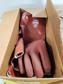 2 Cases, Hustler 728R-10 Best Gloves, 10 Total Pair, Chemical Resistant Gloves, Size 10