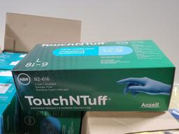 9 Boxes of TouchNTuff Gloves