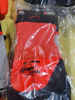 Group of Memphis Work Gloves, See Images for Detail