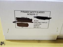 3 Boxes of Safety Glasses, Pyramex Intrepid II