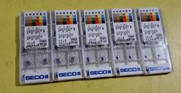 3 Containers of 10/Container, Seco Duratomic ccmt21.52-m3 Solid Carbide Turning Insert