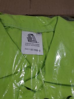 10 New Steiner 30in Lime Green Weldlite Welding Jackets Size 2XL