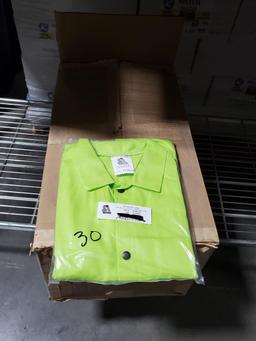 30 ct. New Steiner 30in Lime Green Weldlite Welding Jackets Size 2XL
