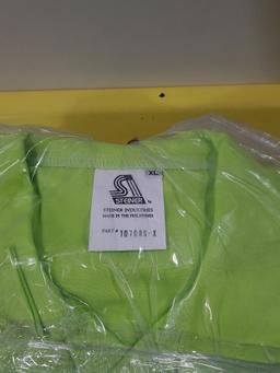 6 New Steiner 30in Lime Green Weldlite Welding Jackets Size XL