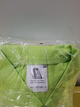 4 New Steiner 30in Lime Green Weldlite Welding Jackets Size 2XL