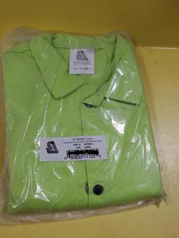 New Steiner 30in Lime Green Weldlite Welding Jacket Size L