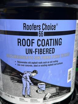 Pallet of 16, 4.75 Gal. Roofers Choice 66 Roof Coating Un-Fibered