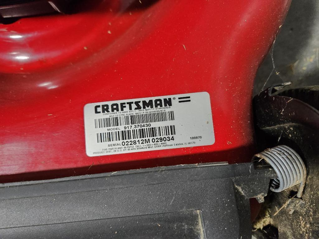 Craftsman Lawn Mower Model 917370430