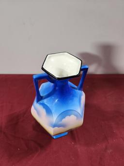 Vintage Porcelain Painted Vase