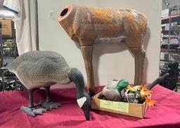 Group of Decoys - No Deer Head