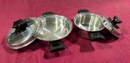 Lot of 2 Health Craft Cookware w/ Lid