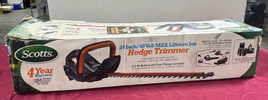 Scotts Cordless 24" Hedge Trimmer