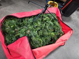 Artificial Christmas Tree w/ Stand & Carrying Storage Bag