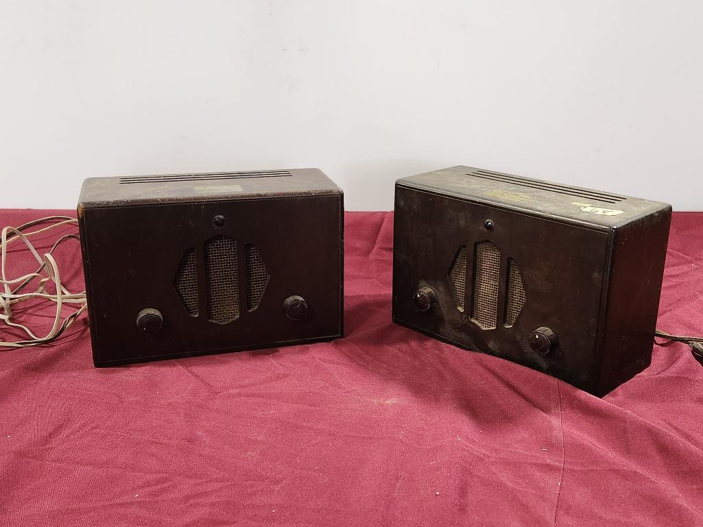 Set of Western Electric 100F Loud Speaker Set