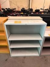 Two Metal Bookshelves