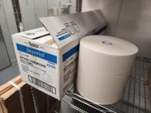 4 New Rolls, Sysco Natural Hardwound Roll Towel, No. 4527903