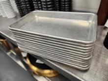 12 Qty, 1/8 Aluminum 6in x 10in Sheet Pans, Sold by the Pan x's the Qty