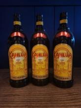 5 Bottles of Kahlua Original Rum & Coffee Liqueur1L